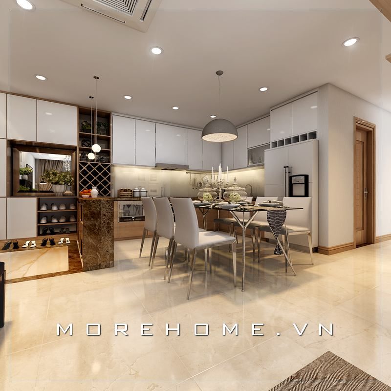 Mẫu bàn ăn đẹp MoreHome
